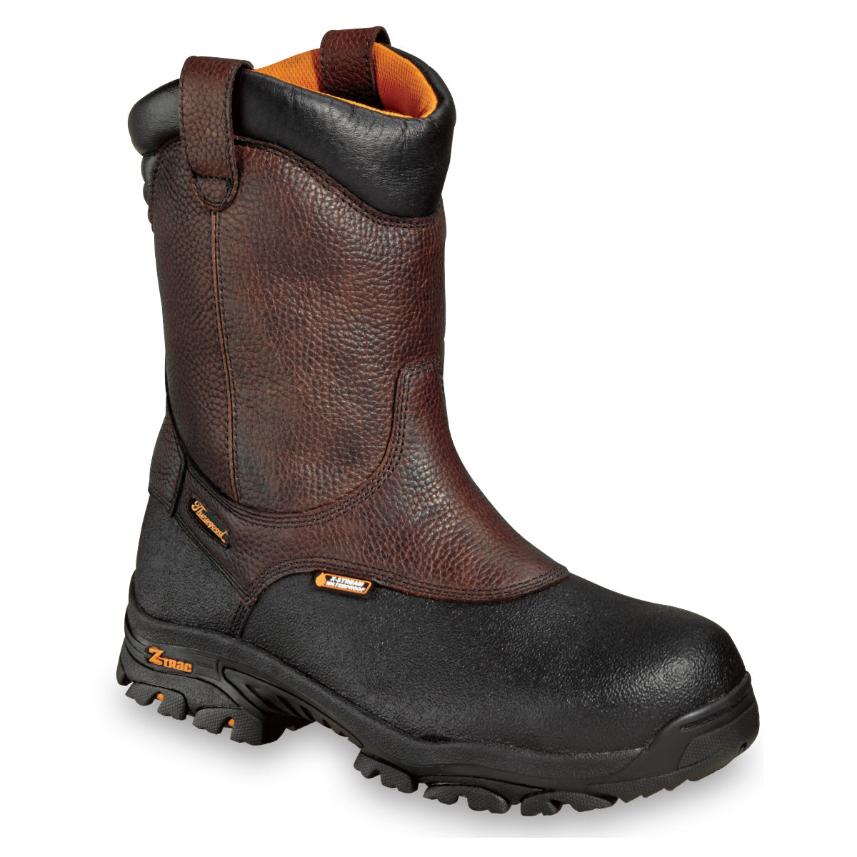 Thorogood 804-4810 Men's 8 Wellington Black Armor Coated Waterproof Composite Safety Toe Work Boot
