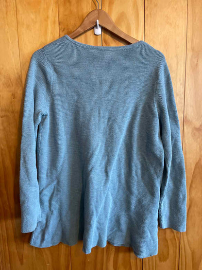 Size Medium J Jill Blue Women's Sweater & Sweatshirt