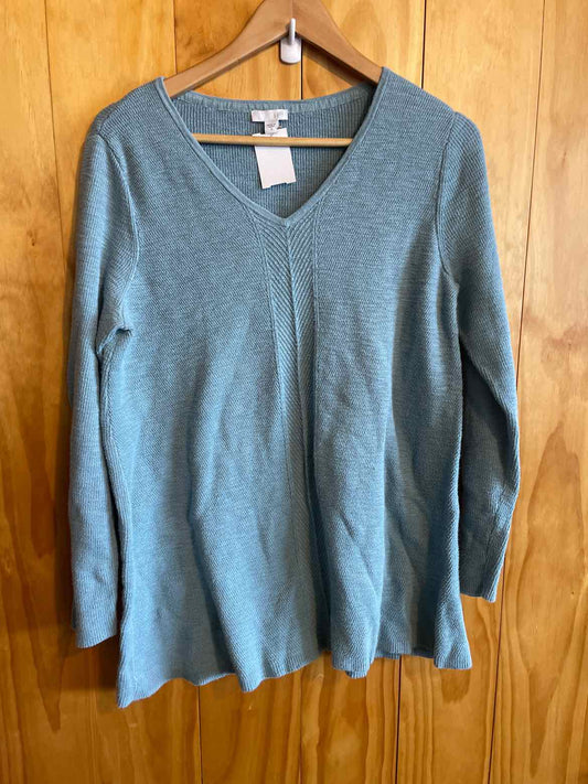 Size Medium J Jill Blue Women's Sweater & Sweatshirt